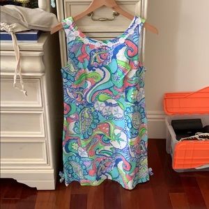 Lilly Pulitzer multicolor shift dress size 10.